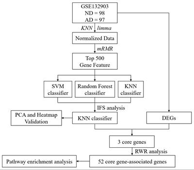 Screening for Core Genes Related to Pathogenesis of Alzheimer’s Disease